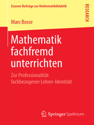 cover image of Mathematik fachfremd unterrichten